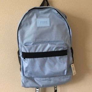NWT VS PINK LIGHT BLUE CAMPUS BACKPACK